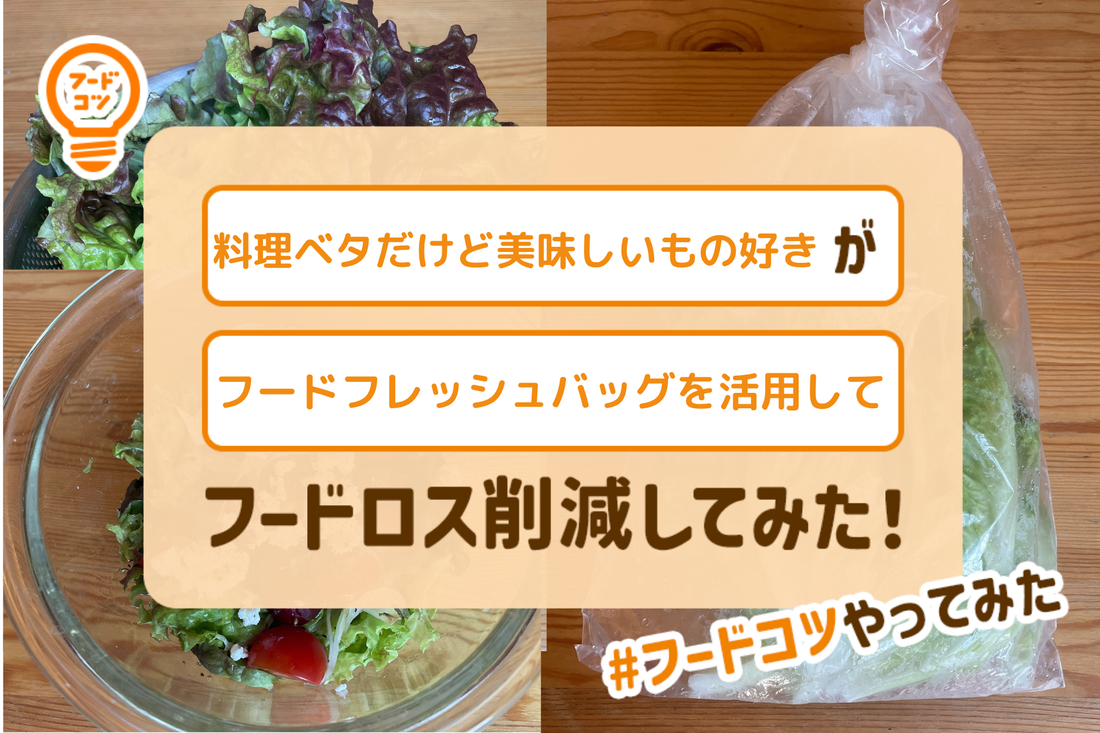 料理ベタだけど美味しいもの好きがフードフレッシュバッグを活用してフードロス削減してみた！#フードコツやってみた