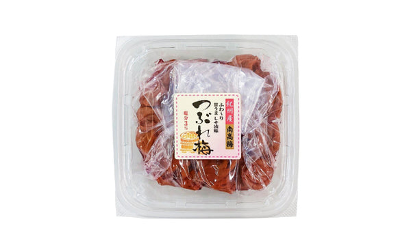「減塩 紀州産南高梅 つぶれ梅 しそ漬味梅干し 塩分 3%」
