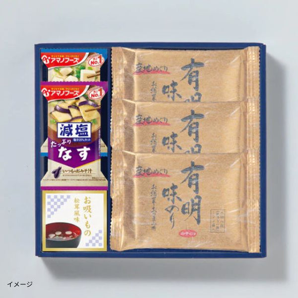 「味之庵 アマノフーズ 白子 永谷園ギフト 6460-20」