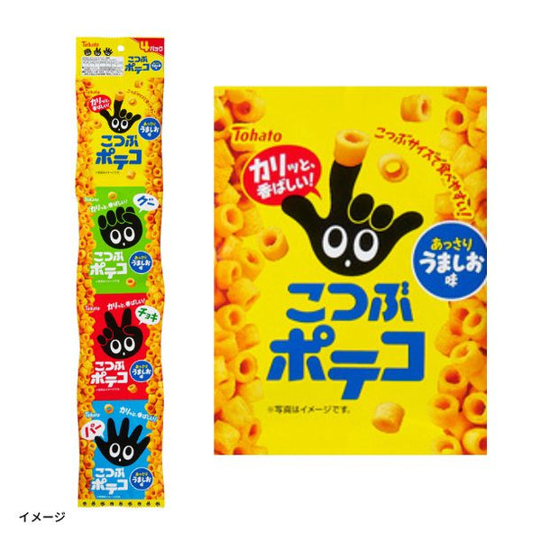 東ハト「こつぶポテコ4連 うましお味」
