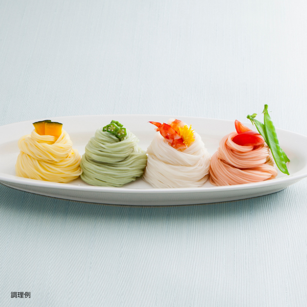 「夏野菜を使った手延べ三輪素麺 24束入」
