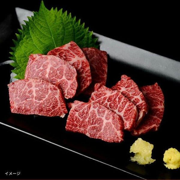 「国産馬刺し霜降り」