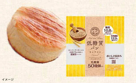 「Cut and Slim 低糖質パン キャラメル」