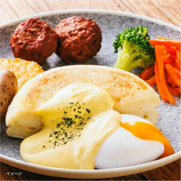 「三ツ星朝ごはん エッグベネディクトプレート」