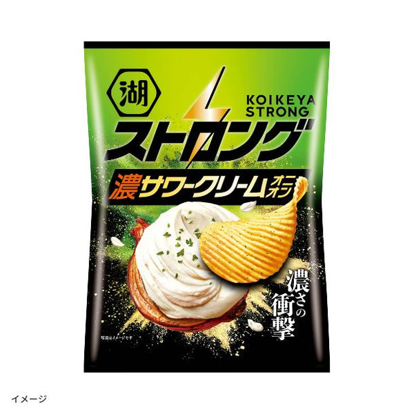 湖池屋「ストロング 濃サワークリームオニオン」