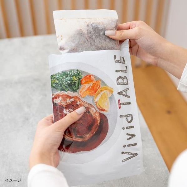 Vivid TABLE「野菜たっぷりデミグラスハンバーグ」