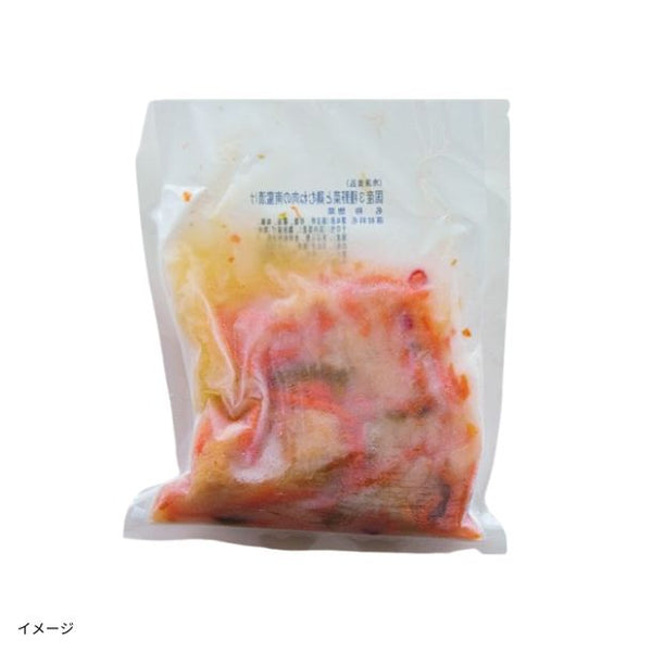 ハルメク「3種の国産野菜と鶏むね肉の南蛮漬け」