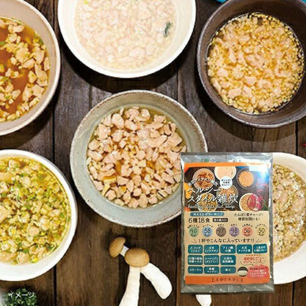 チュチュル「ヘルシースタイル雑炊6種」