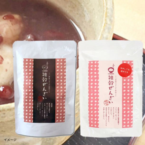「レトルト雑穀ぜんざい2種」