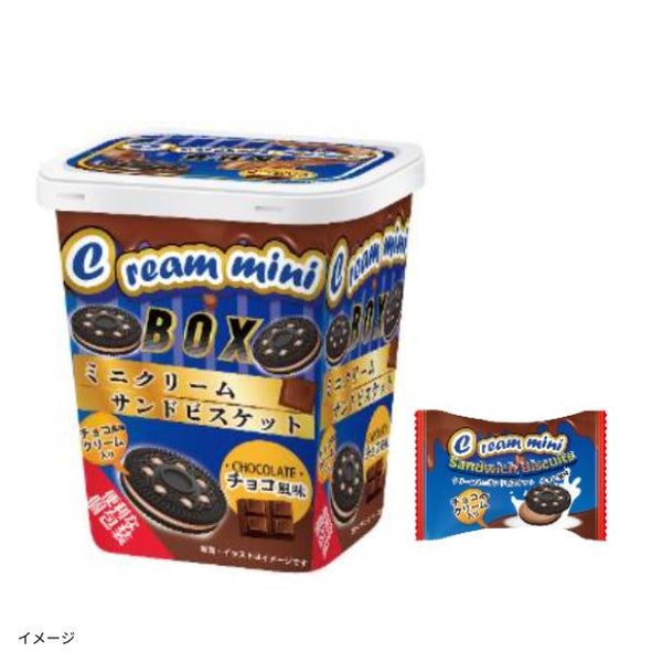 「クリームミニサンドビスケット BOX チョコ風味」