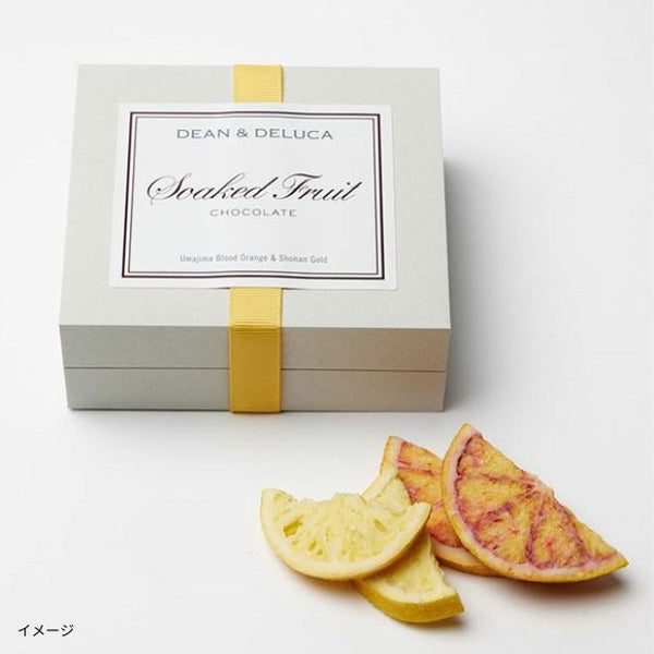 DEAN ＆ DELUCA「ソークドフルーツチョコレート 湘南ゴールド＆宇和島ブラッドオレンジ」
