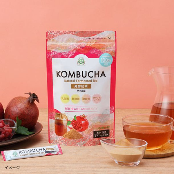 「仙台勝山館 発酵紅茶 KOMBUCHA ザクロ」