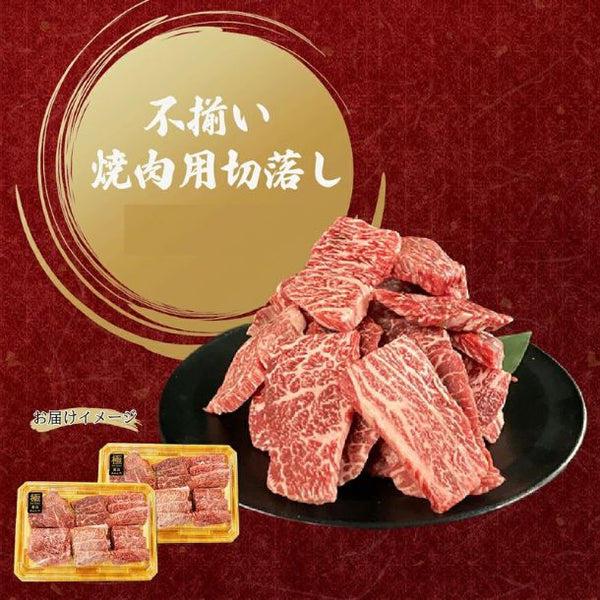 「きわみ牛 不揃い焼肉用切落し」