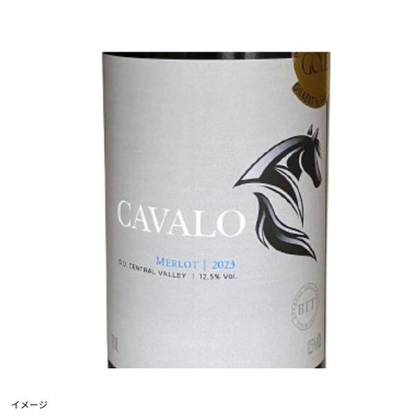 チリ産 赤「カヴァロ メルロー」