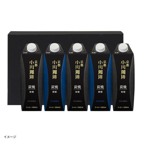 小川珈琲「炭焼珈琲リキッドギフト OCSI-30（1000ml×5本）」