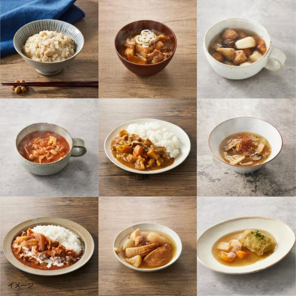 うちのや「これさえあれば完結！うちのや備食コンプリートセット（3食3日分の食事）」
