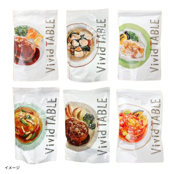 Vivid TABLE「国産食材の彩り冷凍宅食（6種）」