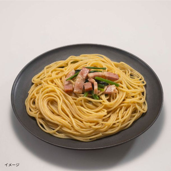 「半生パスタ 和風にんにく醤油パスタ」