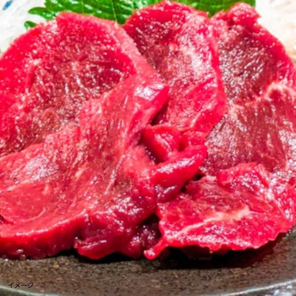 「馬刺し2種食べ比べセット（赤身＆トロユッケ）各50g」