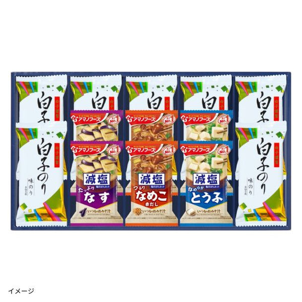 「味之庵 アマノフーズ＆白子のり 6393-40」