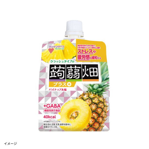 マンナンライフ「クラッシュタイプの蒟蒻畑プラス パイナップル味」