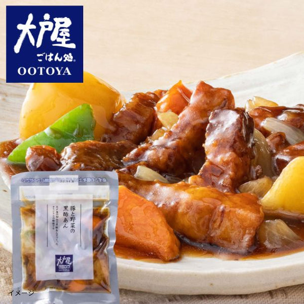 大戸屋「豚と野菜の黒酢あん」