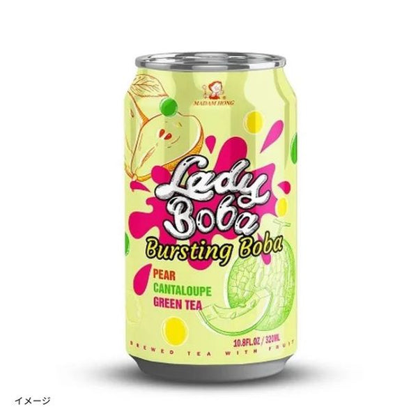 「ポッピングボバ マスクメロン＆洋梨グリーンティー」