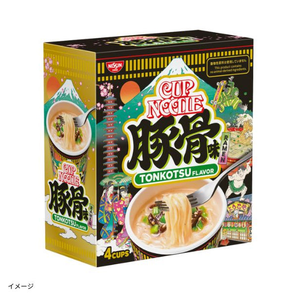日清食品「ご当地カップヌードルミニ 豚骨味 4食入り」