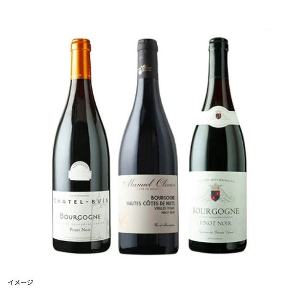 「ブルゴーニュ赤3本セット」