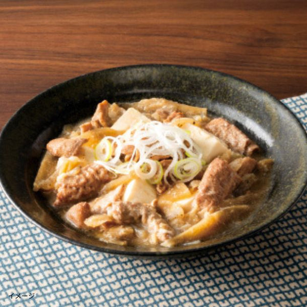にんべんフーズ「豆腐を加えて もつ煮込み」