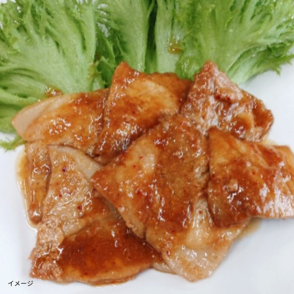 「国産豚肉の旨味噌焼き（門前みそ使用）」