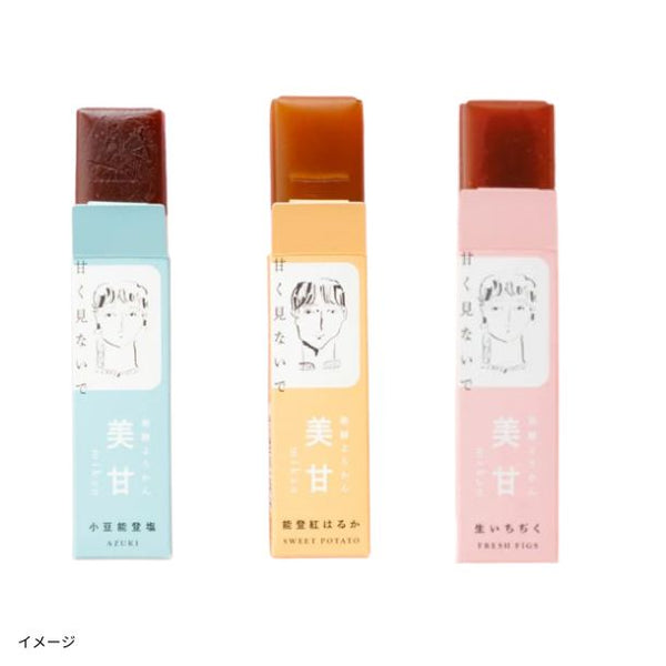 「発酵ようかん（小豆・能登紅はるか・生いちじく）」