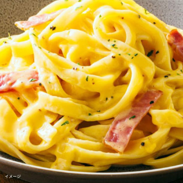 「もちっと生パスタ 濃厚カルボナーラ」