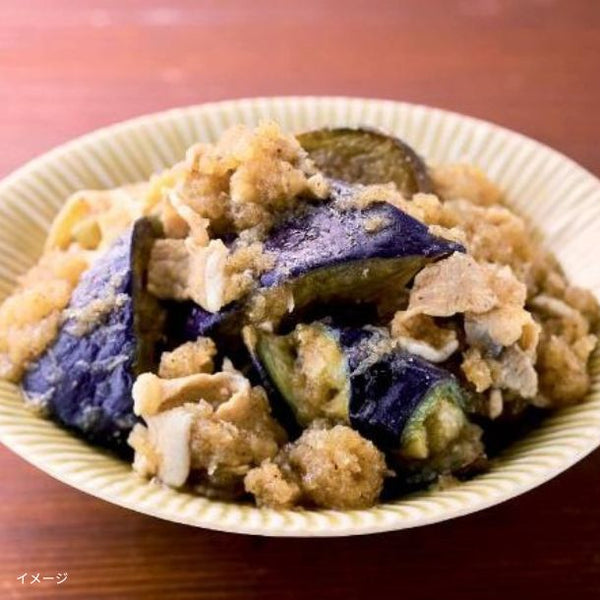 全農「揚げなすと豚肉のみぞれ和え」