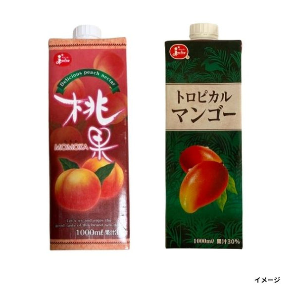 「トロピカルマンゴーとジューシー桃果」