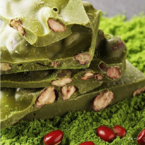 「割れチョコ 小豆入り抹茶」