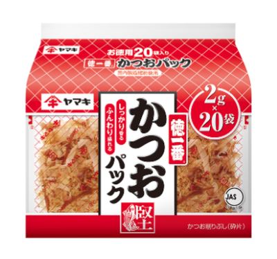 ヤマキ「徳一番 かつおパック（2g×20袋）」