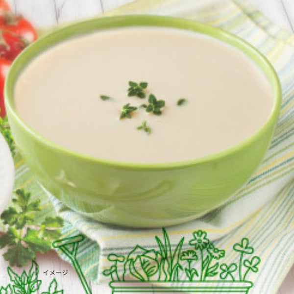 「Le Potage 白いんげん豆と豆乳のスープ」