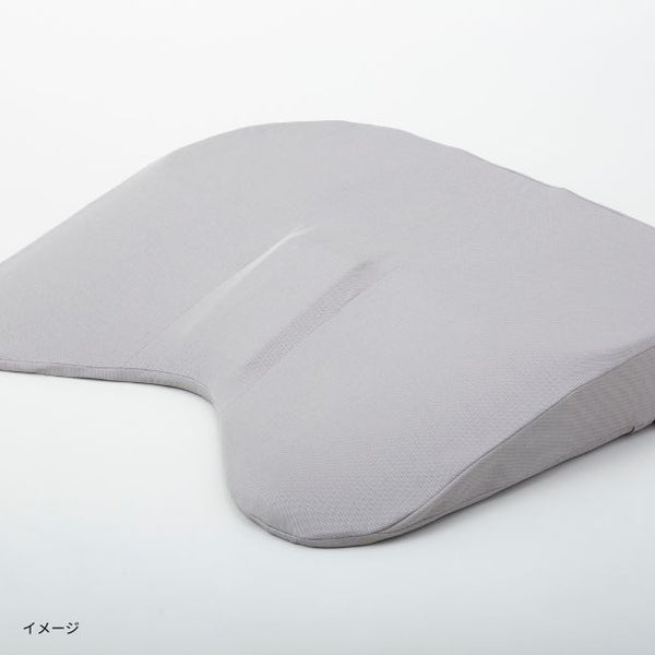 「寝るだけで胸を開くピロー グレー」