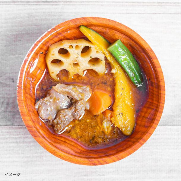 「そのまんまスープカレー 牛すじと野菜」