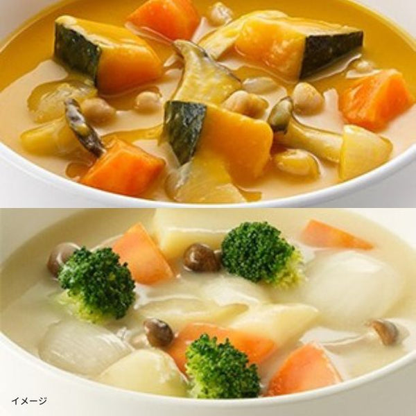 CHAYAマクロビ「かぼちゃのシチュー＆ホワイトシチュー」