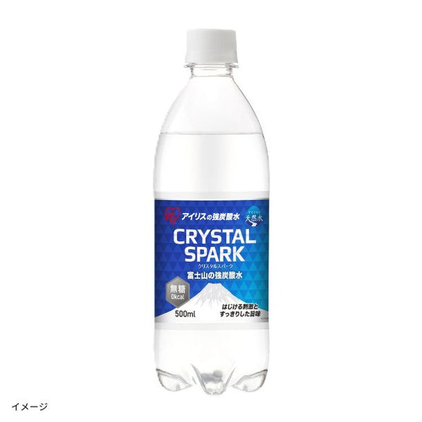 アイリスフーズ「富士山の強炭酸水 CRYSTAL SPARK プレーン ラベルレス」