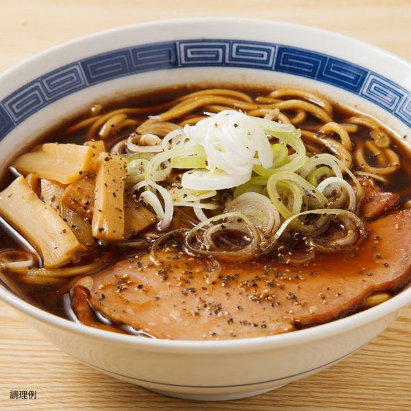 「富山 ブラックラーメン」6食スープ付【メール便】