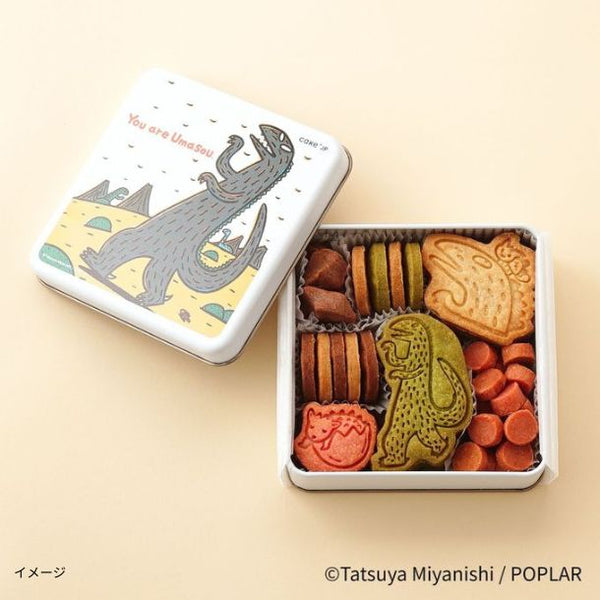 「『おまえうまそうだな』のウマソウなクッキー缶」