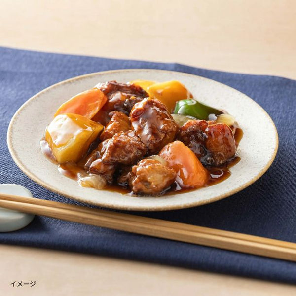 大戸屋「鶏と野菜の黒酢あん」