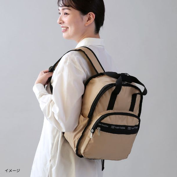「軽やかリュックサック ベージュ」