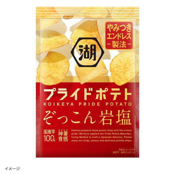 湖池屋「プライドポテト ぞっこん岩塩」