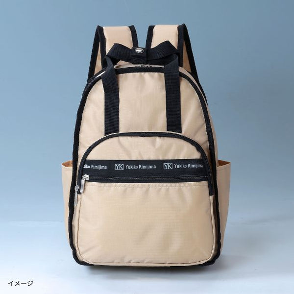 「軽やかリュックサック ベージュ」