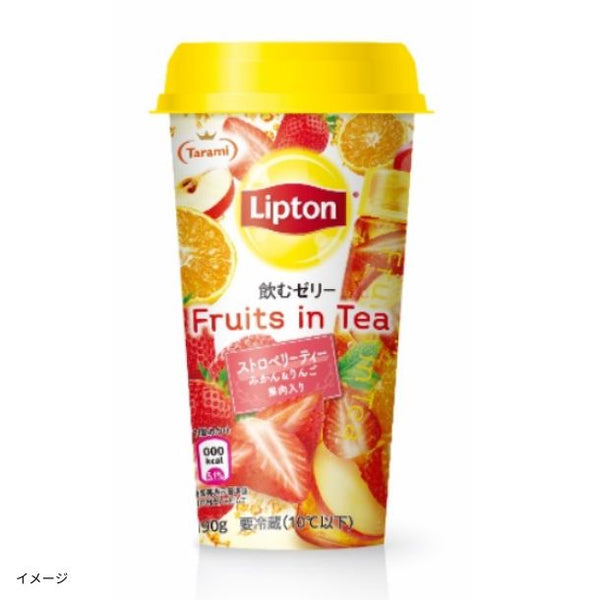 たらみ「リプトン飲むゼリー フルーツインティー ストロベリーティー」