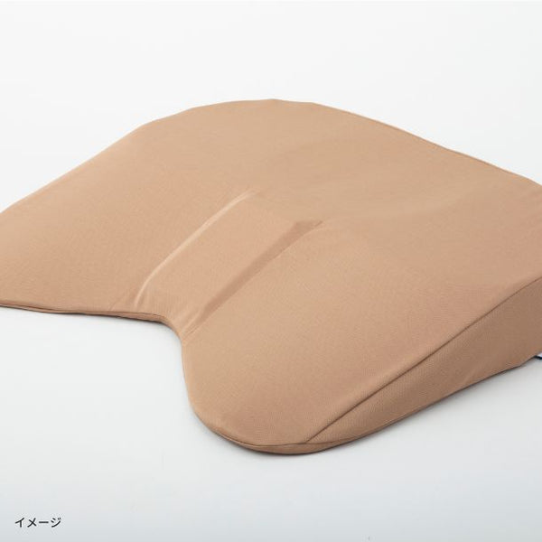 「寝るだけで胸を開くピロー ココアブラウン」